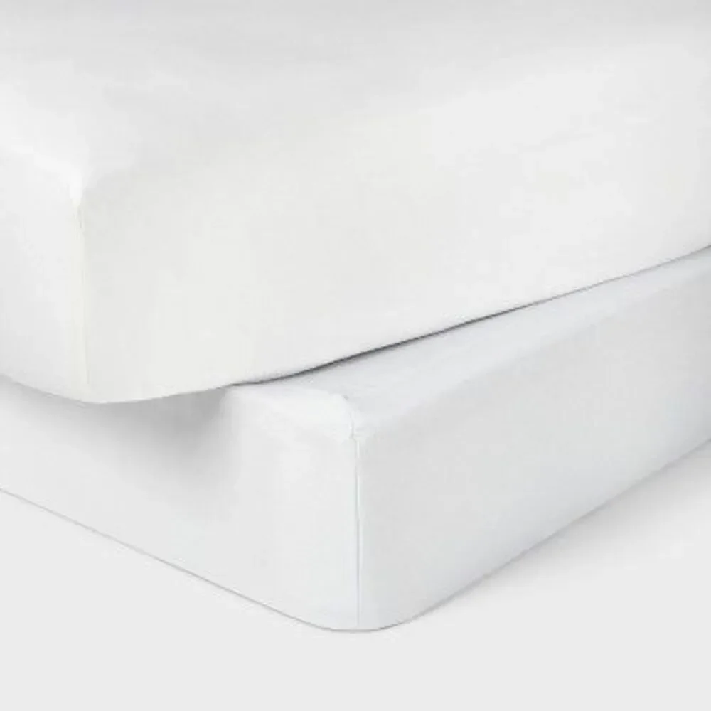 Open Box - Threshold -  Box Spring Cover Twill OEKO-TEX Certifie White